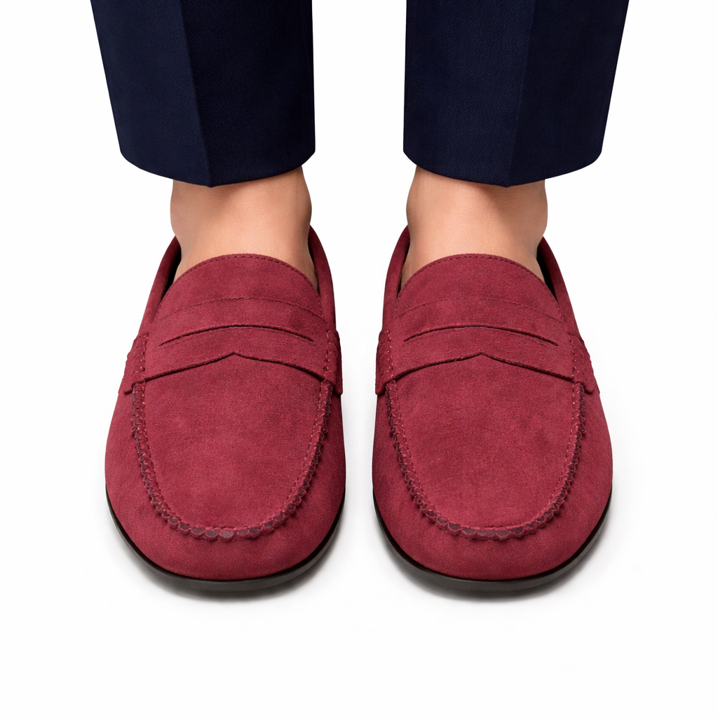 Alviero | Suede Leather Driving Loafers