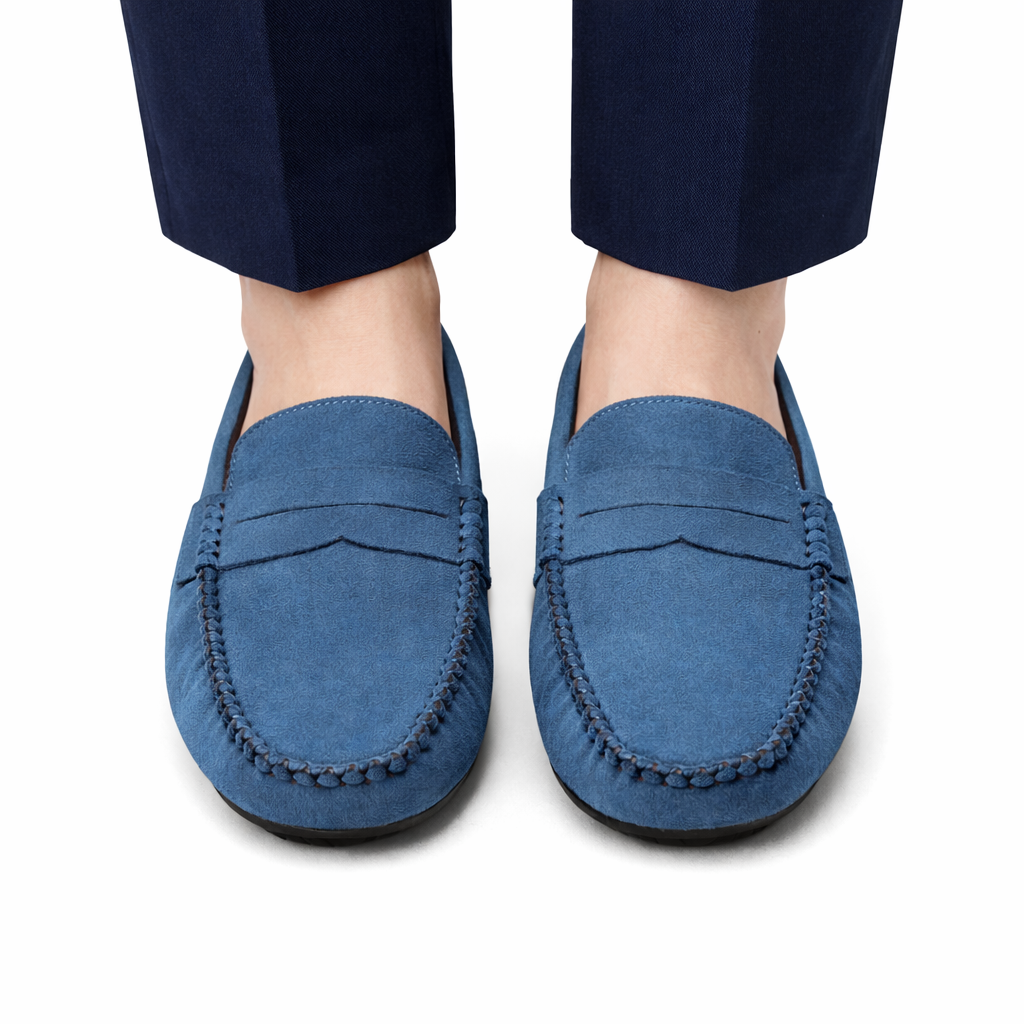 Alviero | Suede Leather Driving Loafers