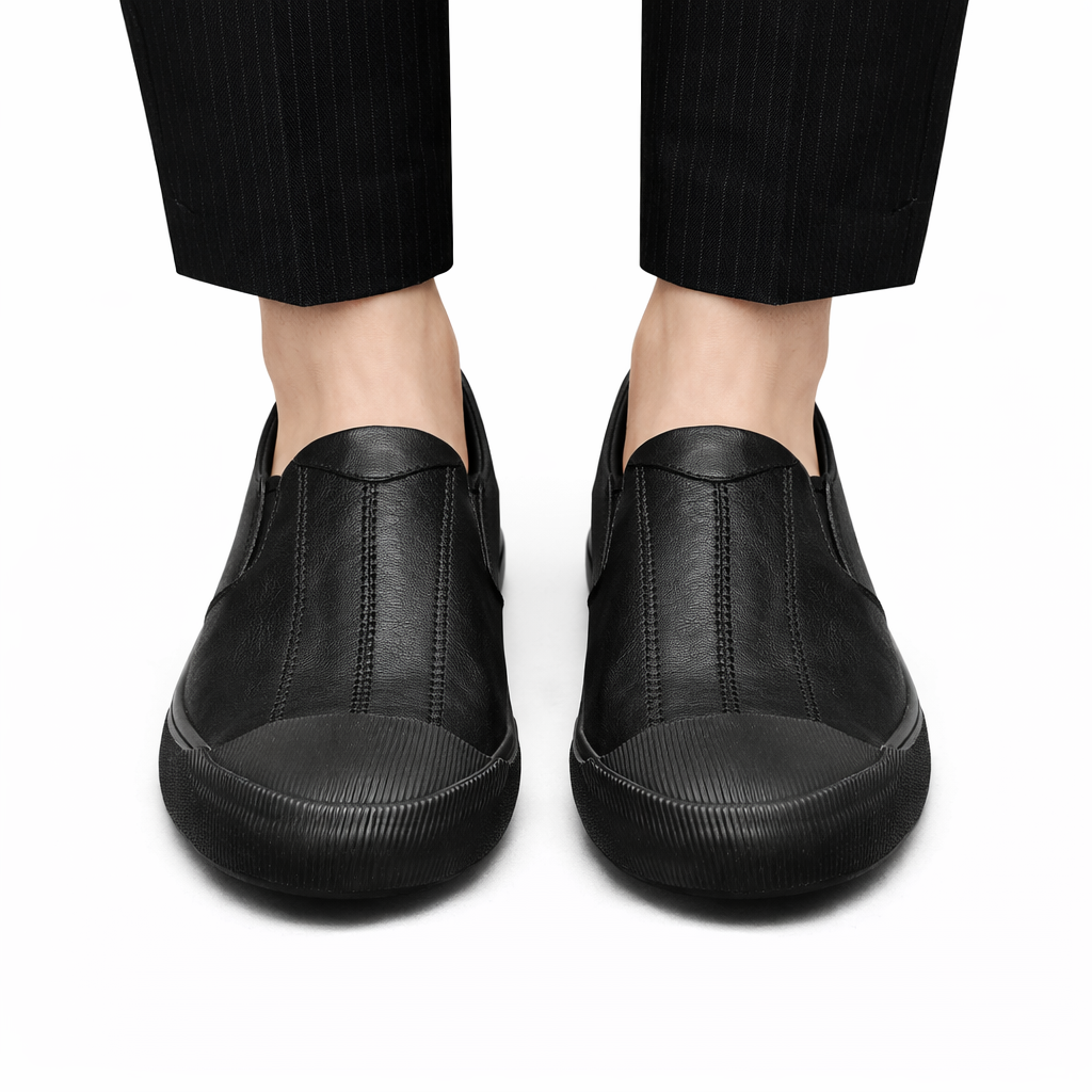 Cavero | Lightweight PU Leather Slip-On Loafers