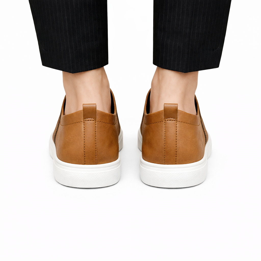 Cavero | Lightweight PU Leather Slip-On Loafers